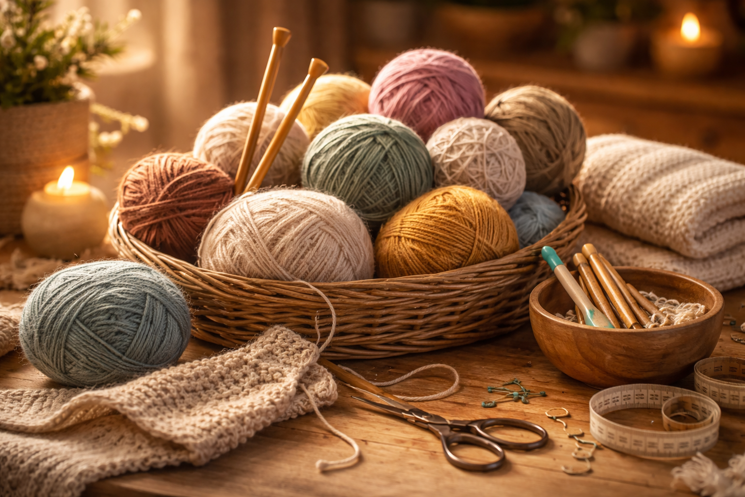 Şiş ve tığ ile örme malzemeleri